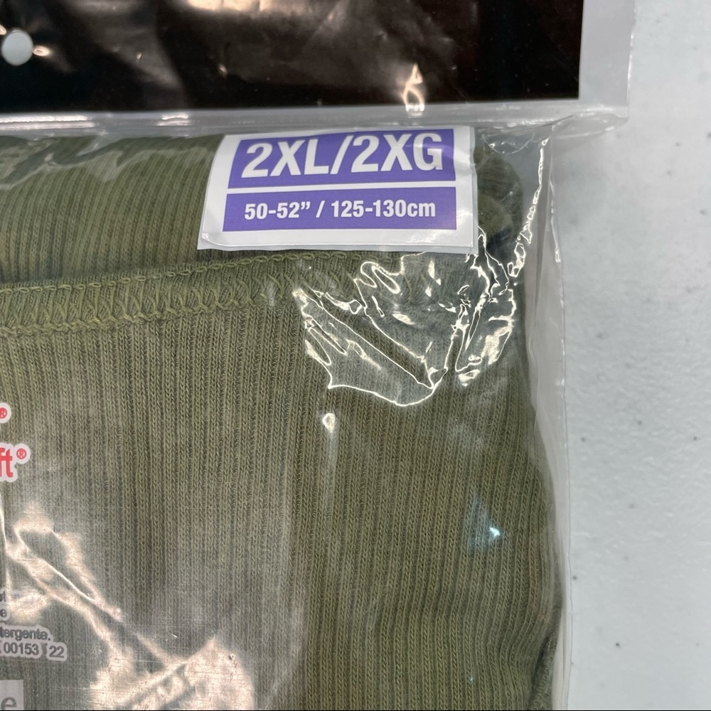 Supreme Hanes 3 Pack Tagless Tank Tops Olive Color Mens Size XXL - Picture 2 of 6